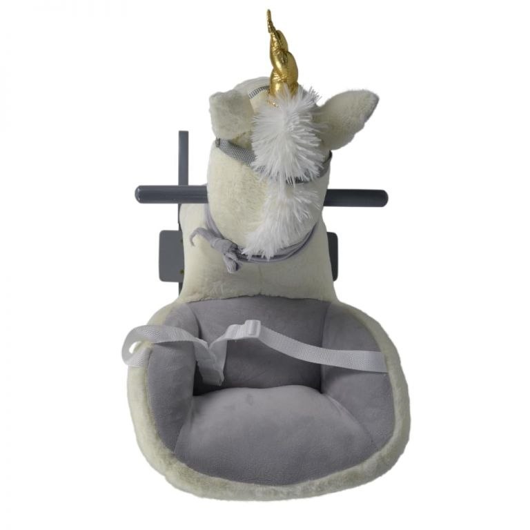 Pluszowy jednorożec na biegunach, 68 x 33 x 47 cm